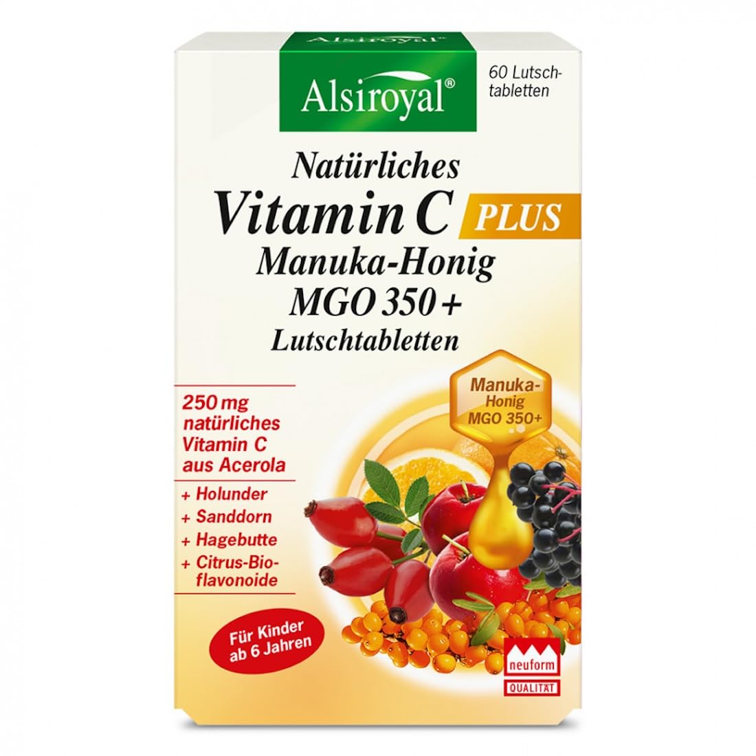 alsiroyal-lebens-elixier-vitamin-c-manuka-350-lutschtabletten-120g image 1