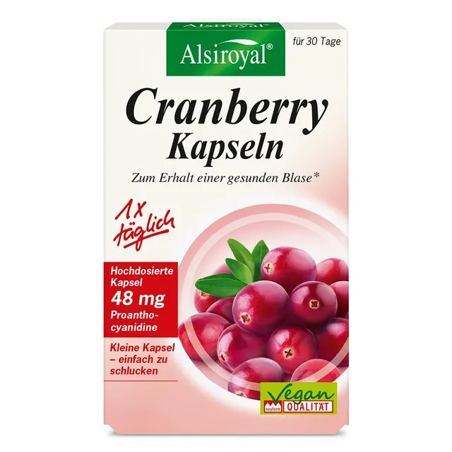 alsiroyal-stoffwechsel-elixier-cranberry-kapseln-biotin-12-g image 1