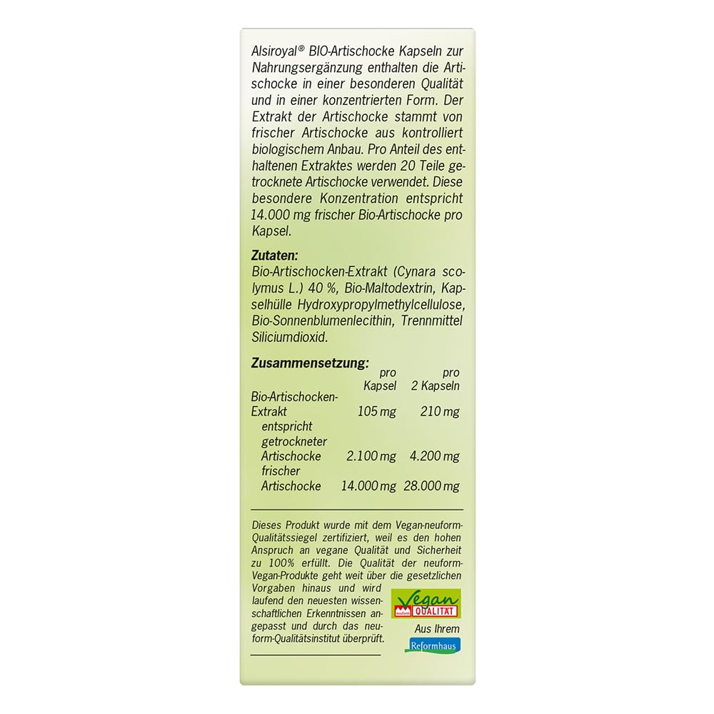 alsiroyal-stoffwechsel-elixier-bio-artischocke-kapseln-100-stk image 3