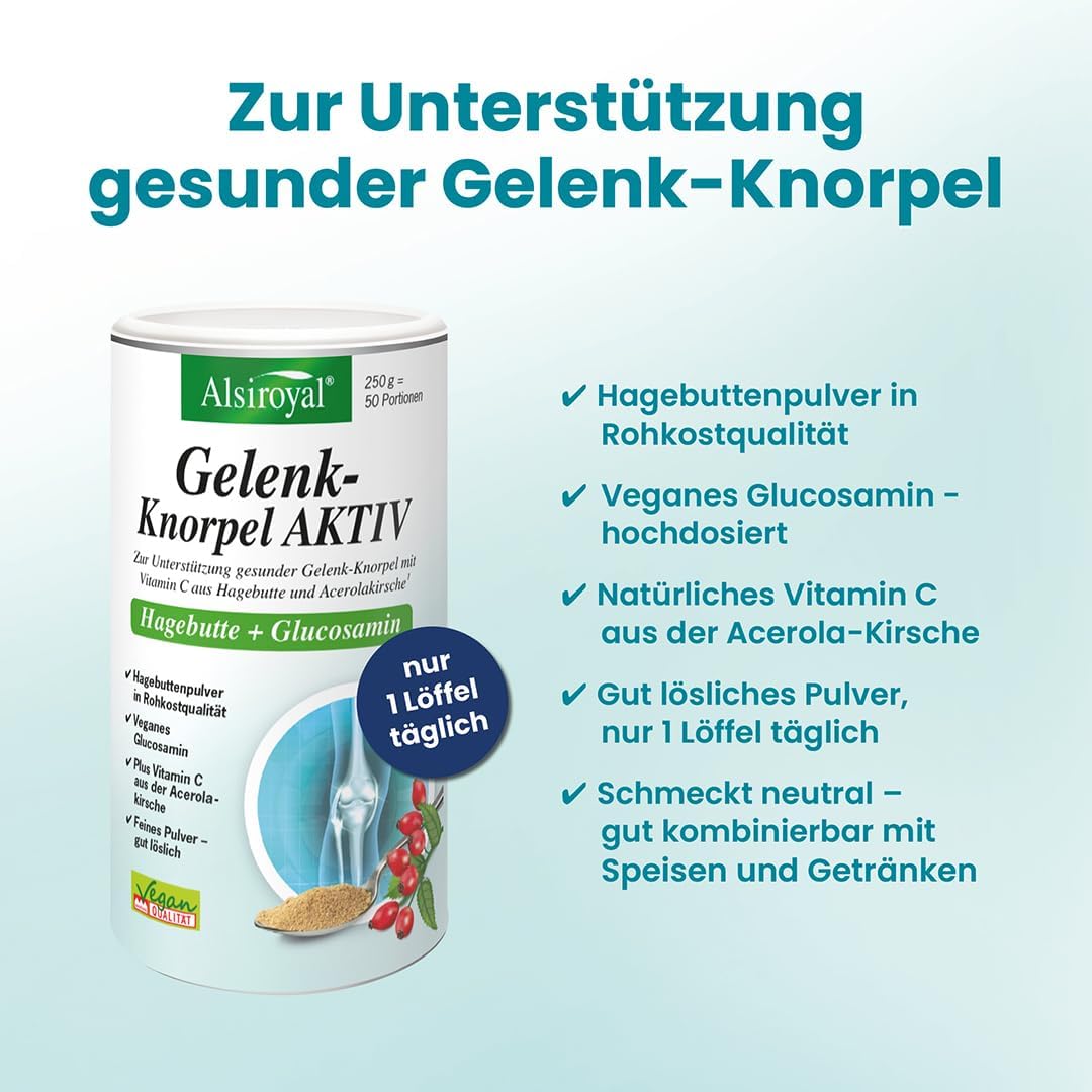 alsiroyal-stoffwechsel-elixier-hagebuttenpulver-glucosamin-pulver-250g-vegan image 3