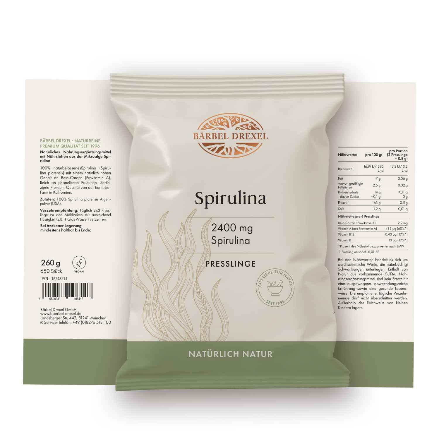 b-rbel-drexel-zell-aktiv-spirulina-presslinge-650-tabletten-vegan image 5