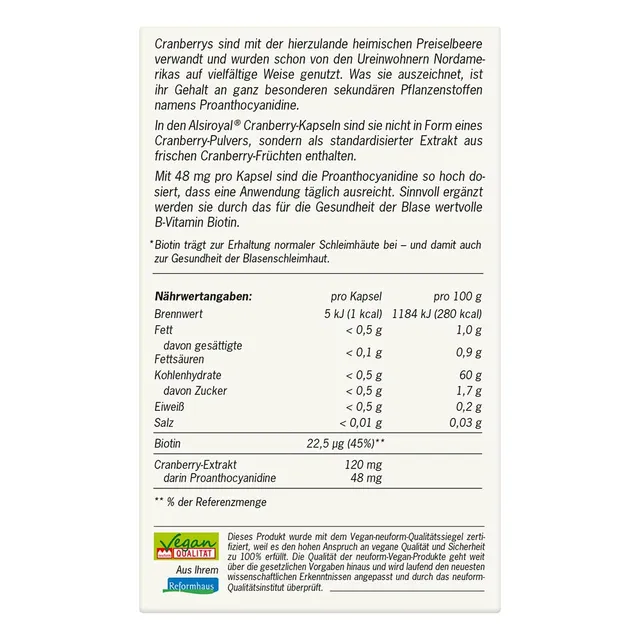 alsiroyal-cranberry-plus-d-mannose-trink-sticks-waldbeere-10-stk image 1