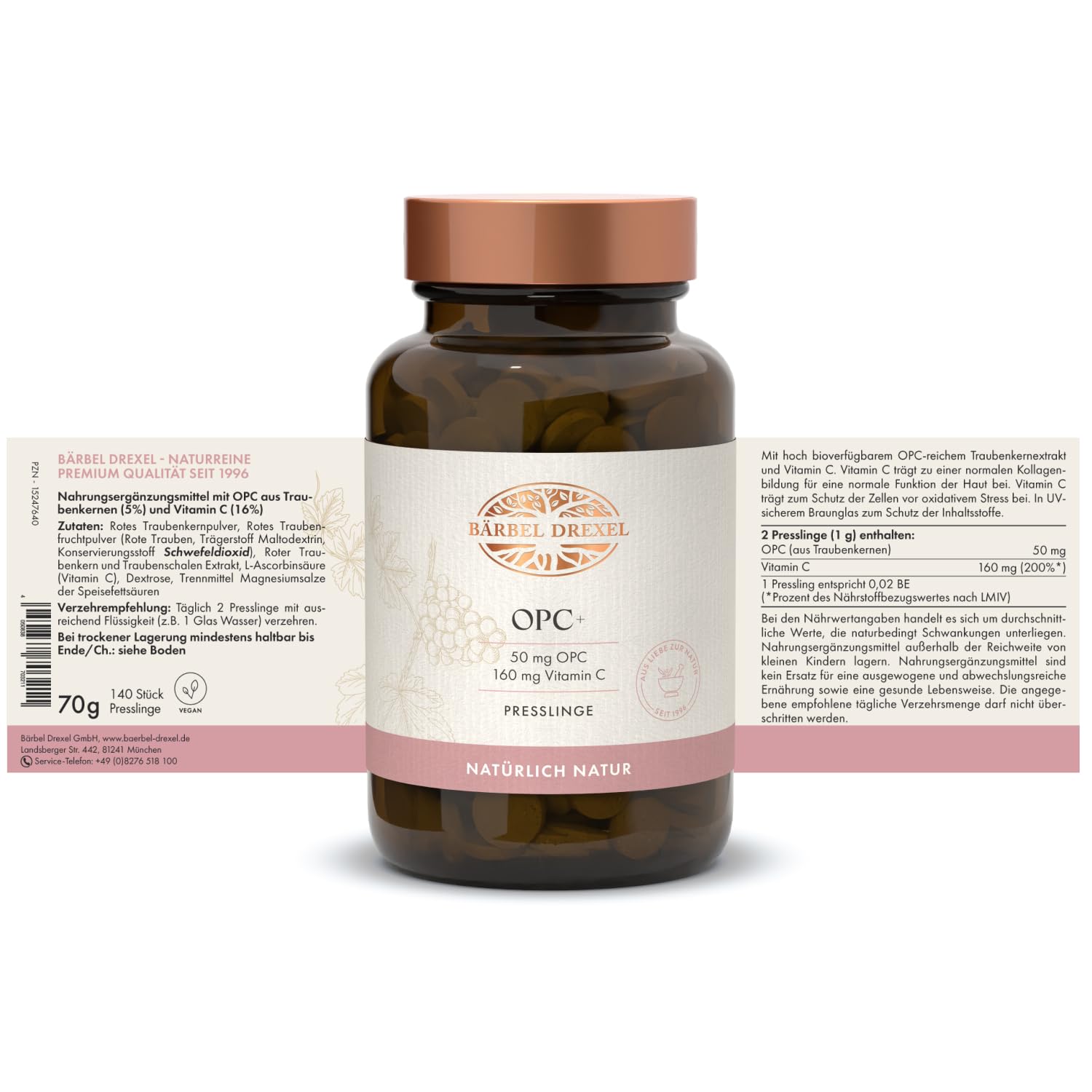b-rbel-drexel-opc-traubenkernextrakt-presslinge-140-stk-vegan image 4