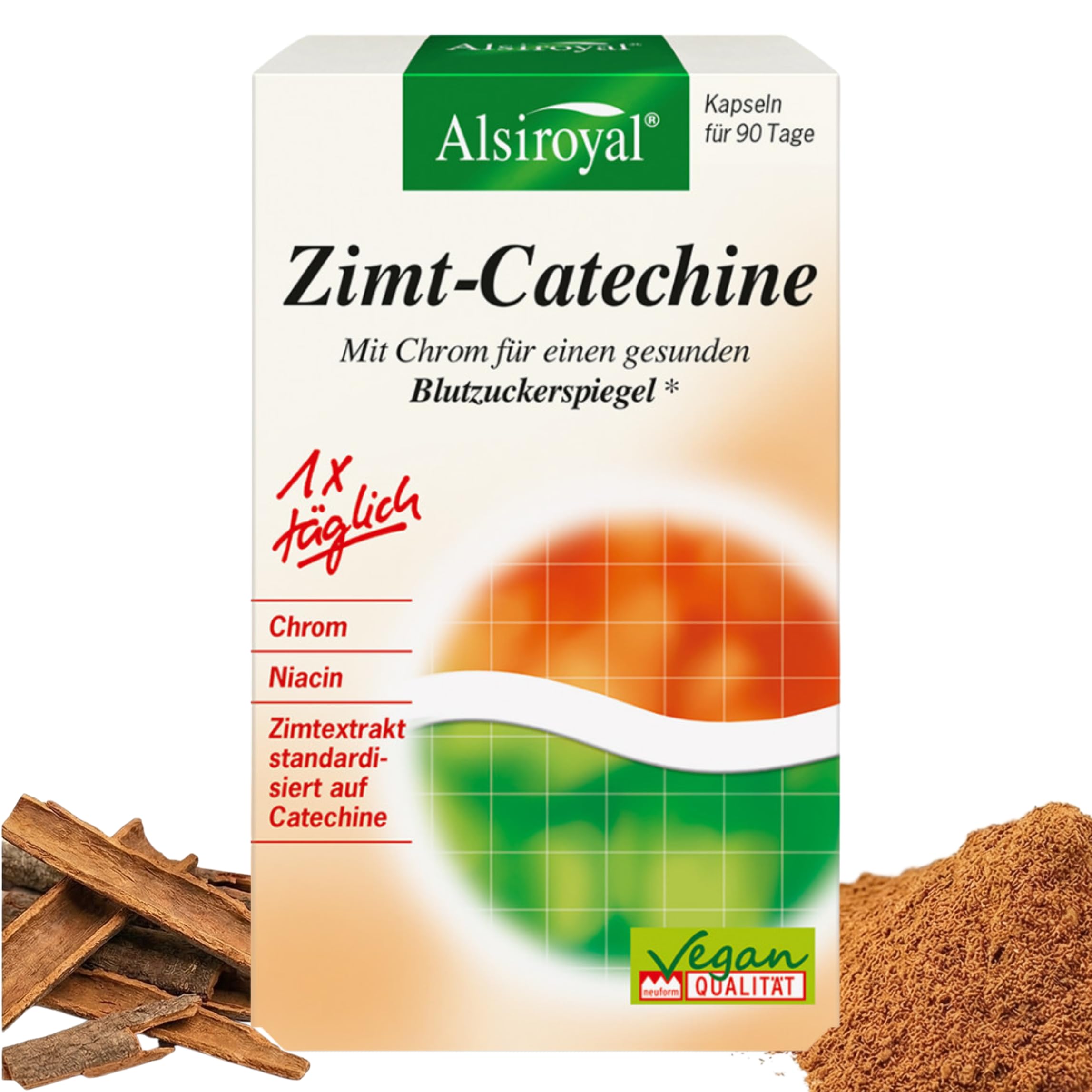 alsiroyal-stoffwechsel-elixier-zimt-catechine-kapseln-90-st-blutzucker image 1
