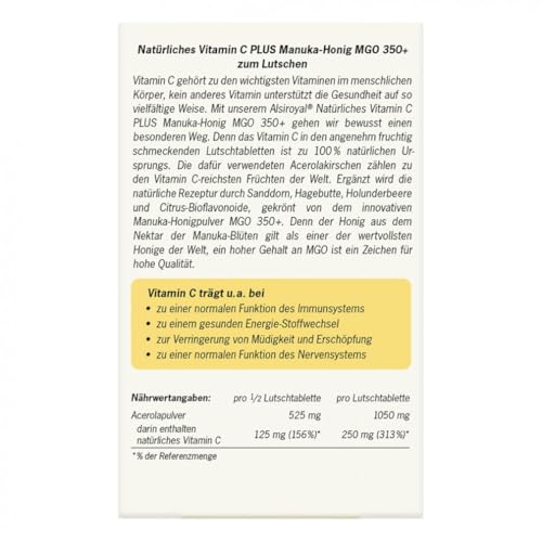 alsiroyal-lebens-elixier-vitamin-c-manuka-350-lutschtabletten-120g image 7
