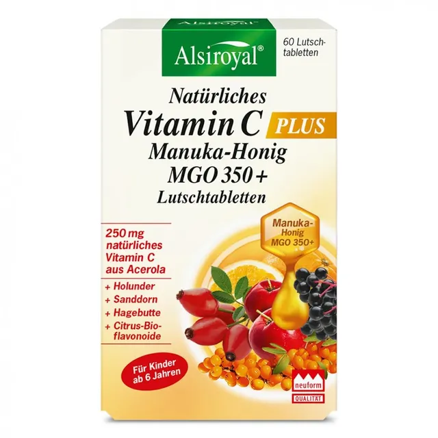 alsiroyal-lebens-elixier-vitamin-c-manuka-350-lutschtabletten-120g image 1