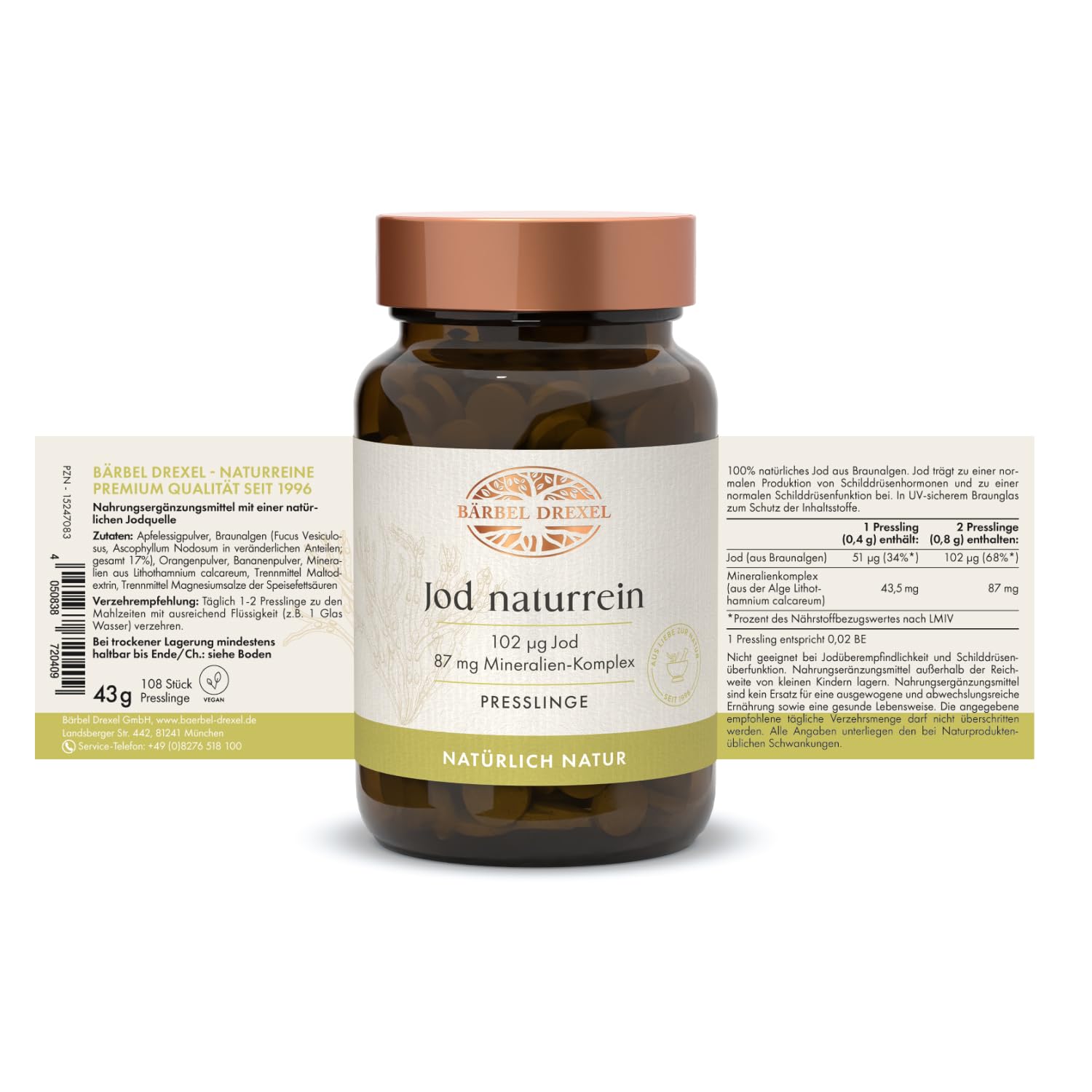 b-rbel-drexel-zell-aktiv-jod-tabletten-108-stk-braunalge-vegan image 3
