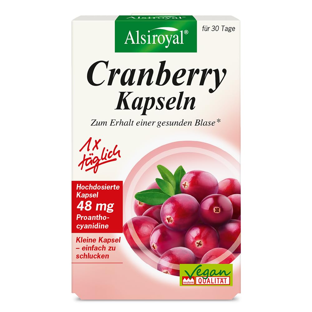 alsiroyal-stoffwechsel-elixier-cranberry-kapseln-biotin-12-g image 1