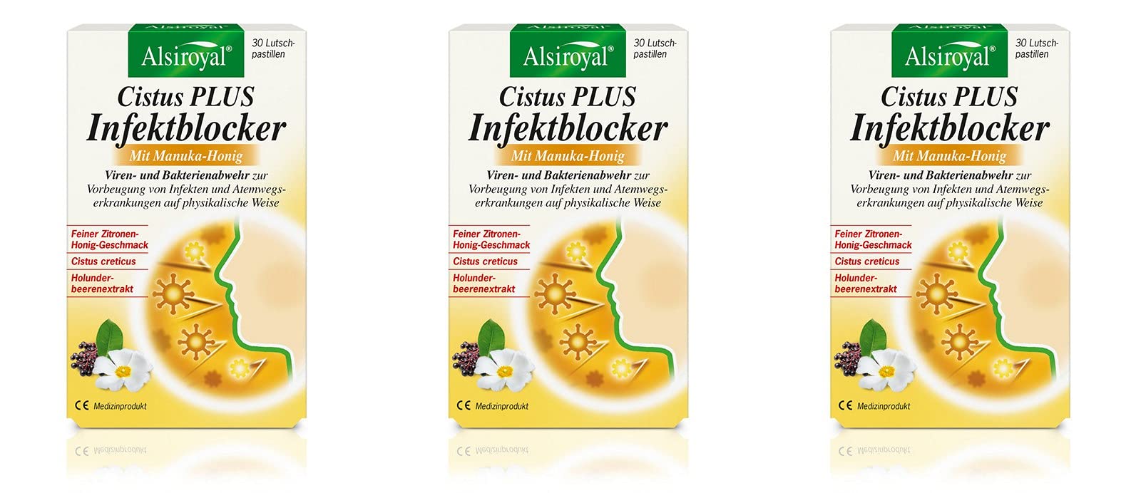 alsiroyal-cistus-plus-infektblocker-pastillen-3x90-manuka-honig image 1
