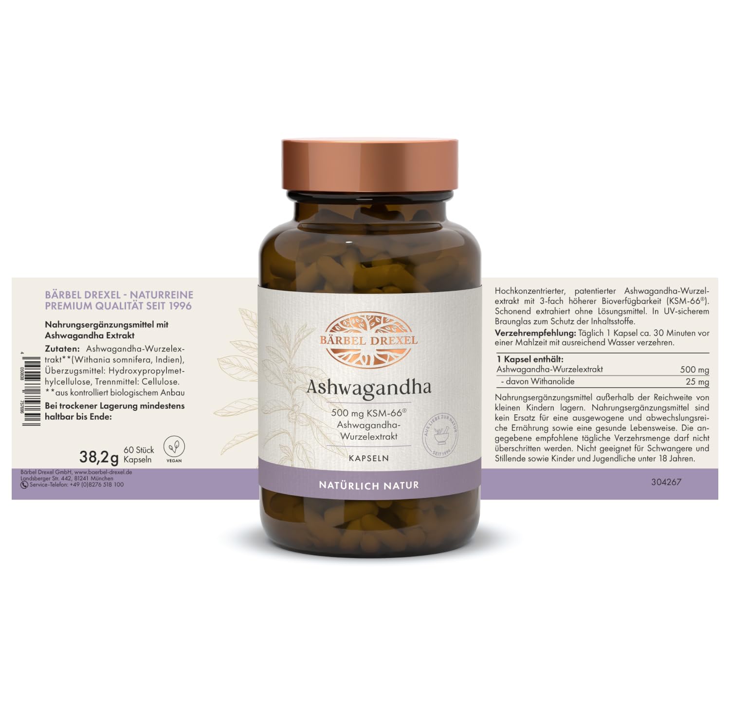 b-rbel-drexel-wildrose-ashwagandha-kapseln-60-stk-300mg-vegan image 4