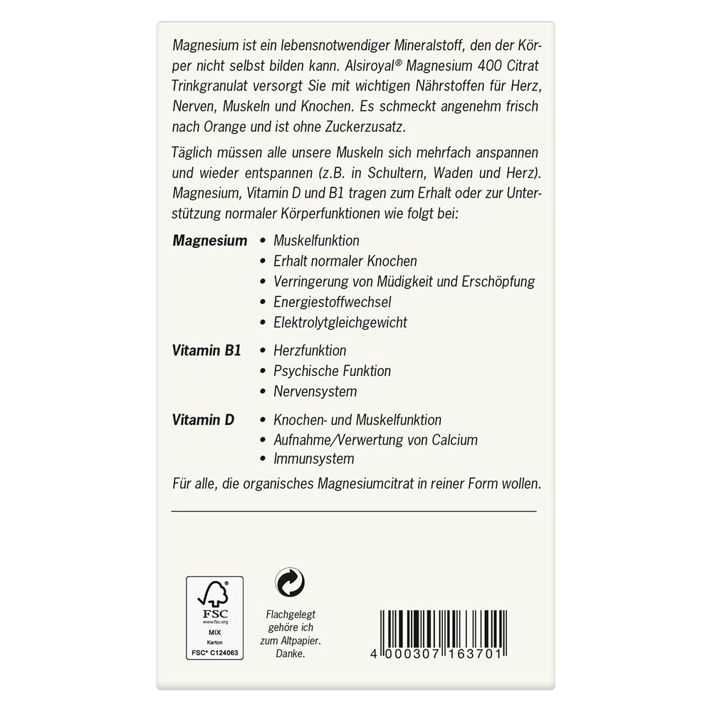 alsiroyal-magnesium-400-citrat-trinkgranulat-orange-zuckerfrei image 2