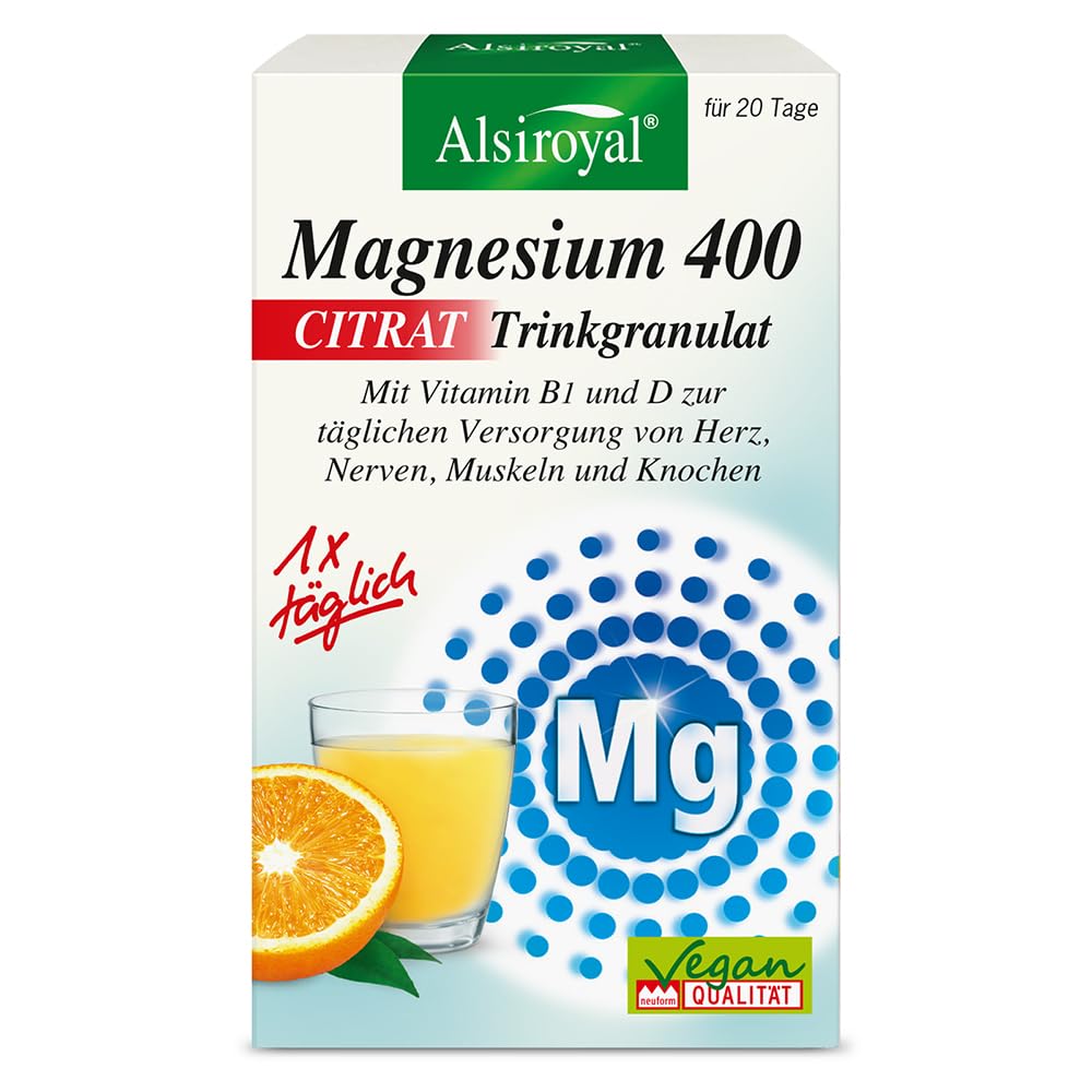 alsiroyal-magnesium-400-citrat-trinkgranulat-orange-zuckerfrei image 1