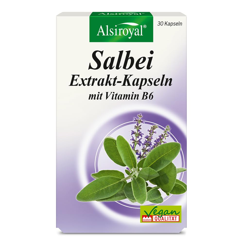 alsiroyal-plus-klima-aktiv-salbei-extrakt-kapseln-30-bei-schwitzen image 1
