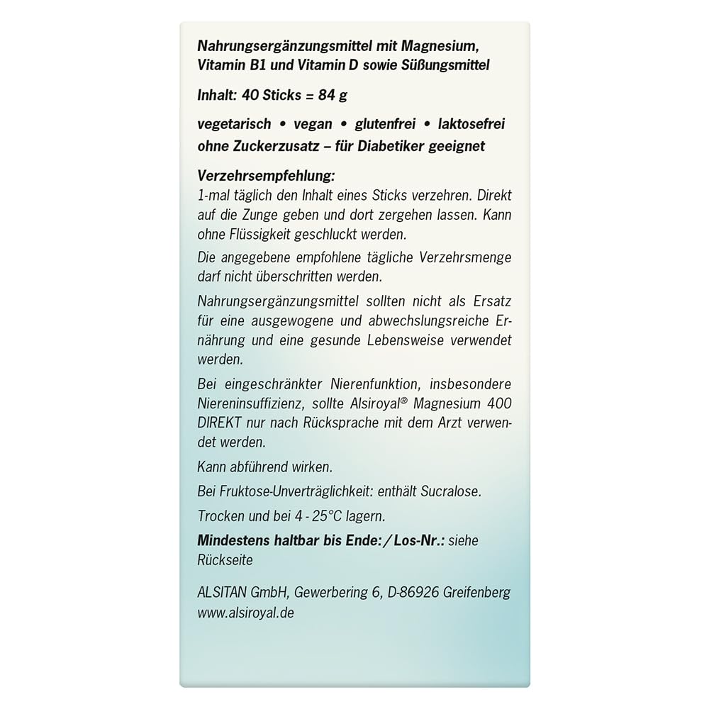 alsiroyal-magnesium-400-direkt-zitrone-40-sticks-vegan image 3