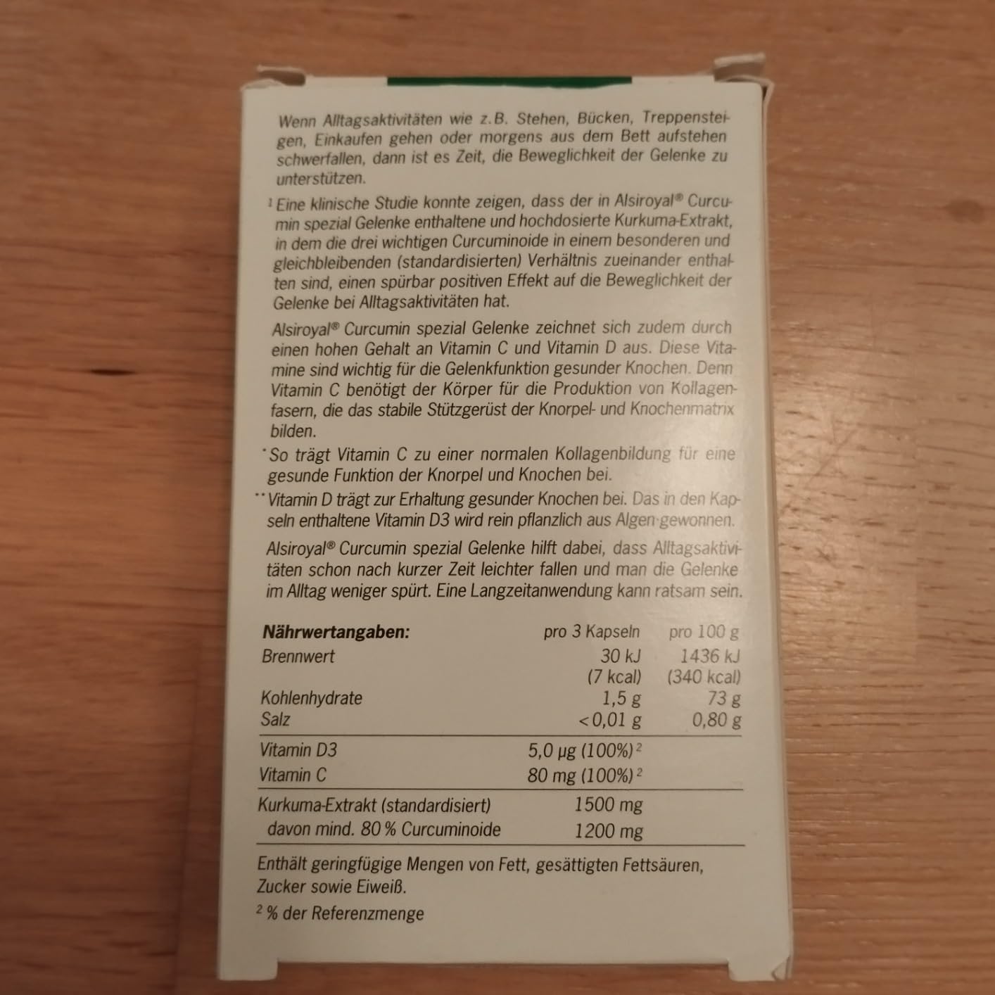 Milde Wirkung